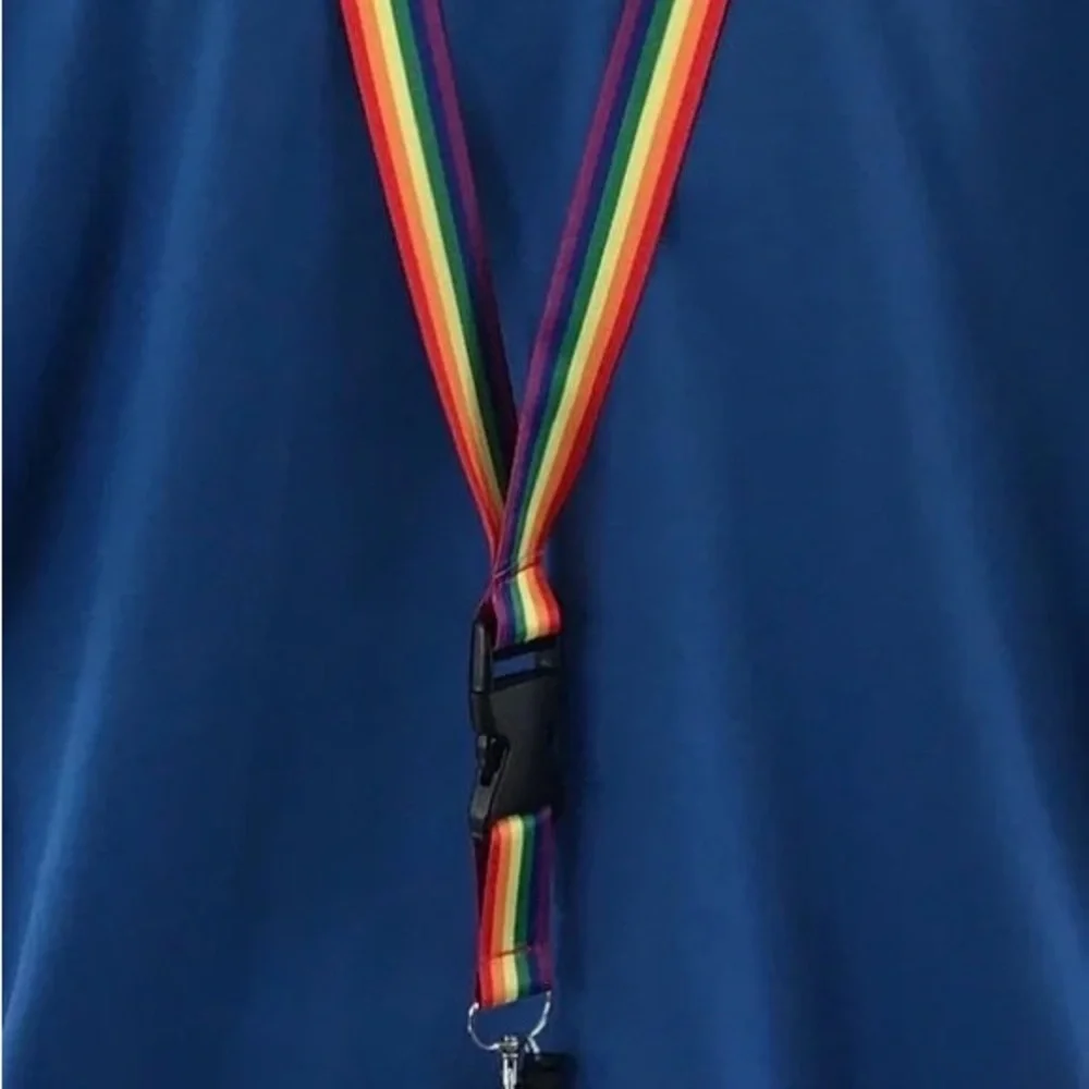 LGBT Themed Doctor Nurse Neck Strap Lanyards Keychain Holder ID Lanyard